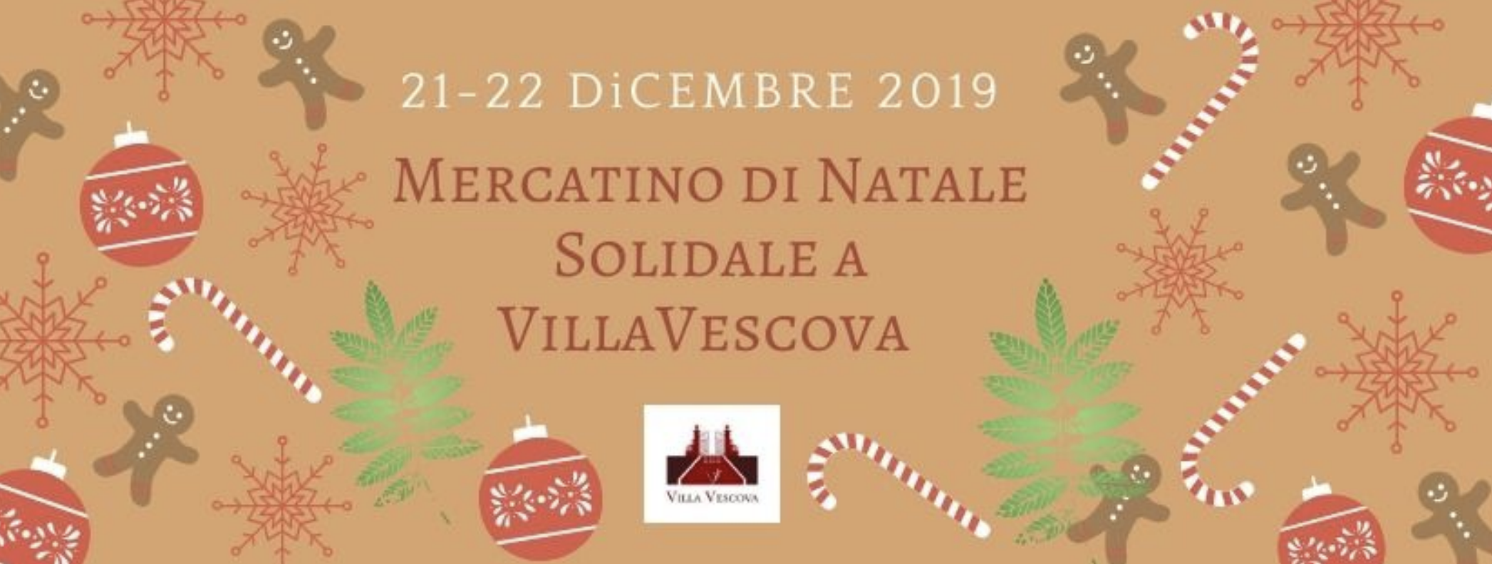 Mercatino di Natale solidale a Villa Vescova